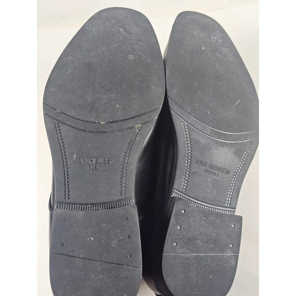 Van Heusen Flex Memory Foam Men’s Size 9 Dress Shoe Turk Style Black
